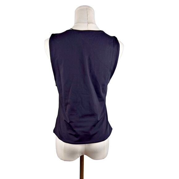 Aritzia X-LARGE Black Original Contour Muscle Tank Second-skin Crewneck  NEW - Picture 3 of 9